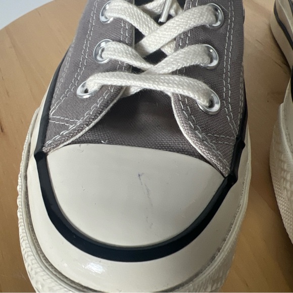 Converse Chuck Taylor All Star Classic Low Top Sneak Gray Unisex Men 6.5 W8.5 - Picture 4 of 12